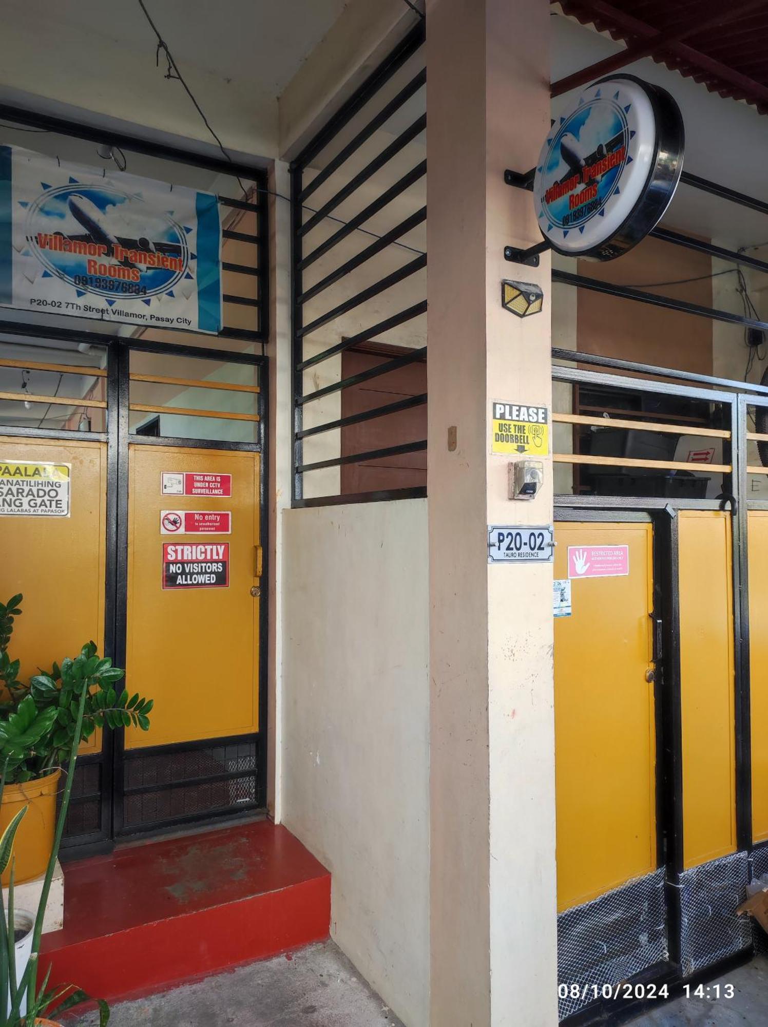 Airport Villamor Transient Rooms Manila Eksteriør bilde